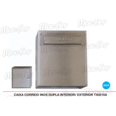 CAIXA CORREIO DUPLA INOX TX0210A
